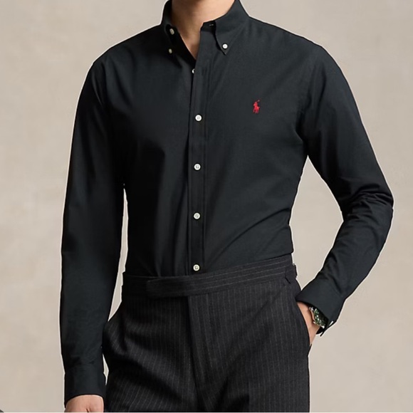 Polo Ralph Lauren Stretch Poplin Shirt Size M - Picture 1 of 4